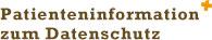 Schriftzug Patienteninfo